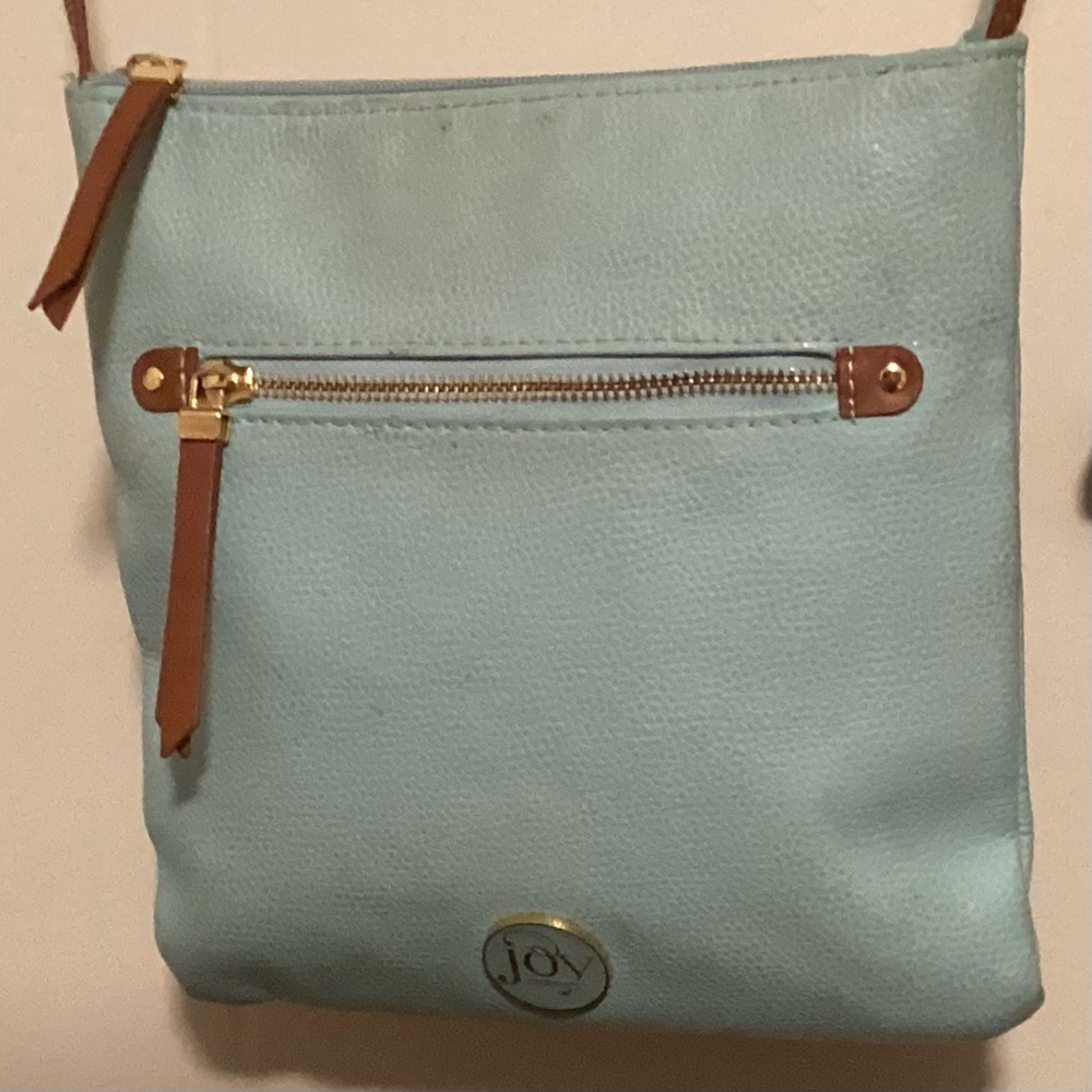 Joy Mangano Sky Blue Crossbody Bag